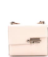 Pre-Owned Hermes Verrou Bag Chevre Mysore and Canvas Mini