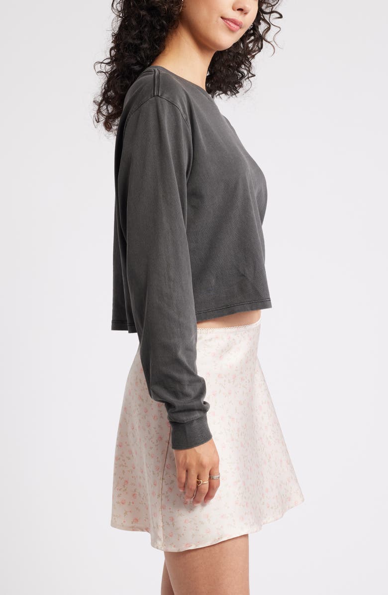 BP. Oversize Crewneck Crop T-Shirt, Alternate, color, 