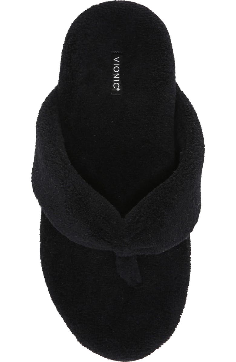 Vionic Lydia Faux Fur Flip Flop, Alternate, color,