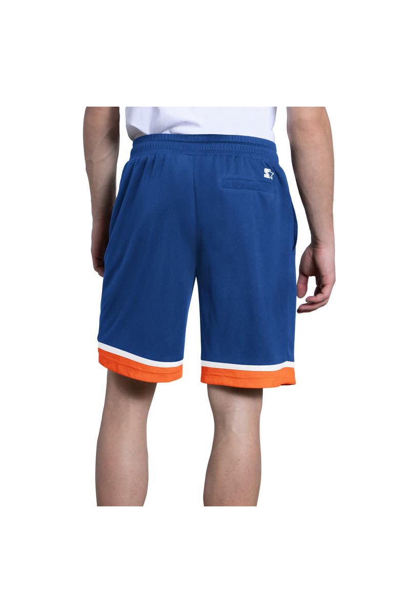 STARTER Men's Starter  Royal Denver Broncos Throwback Power Play Mesh Shorts, Alternate, color, Royal