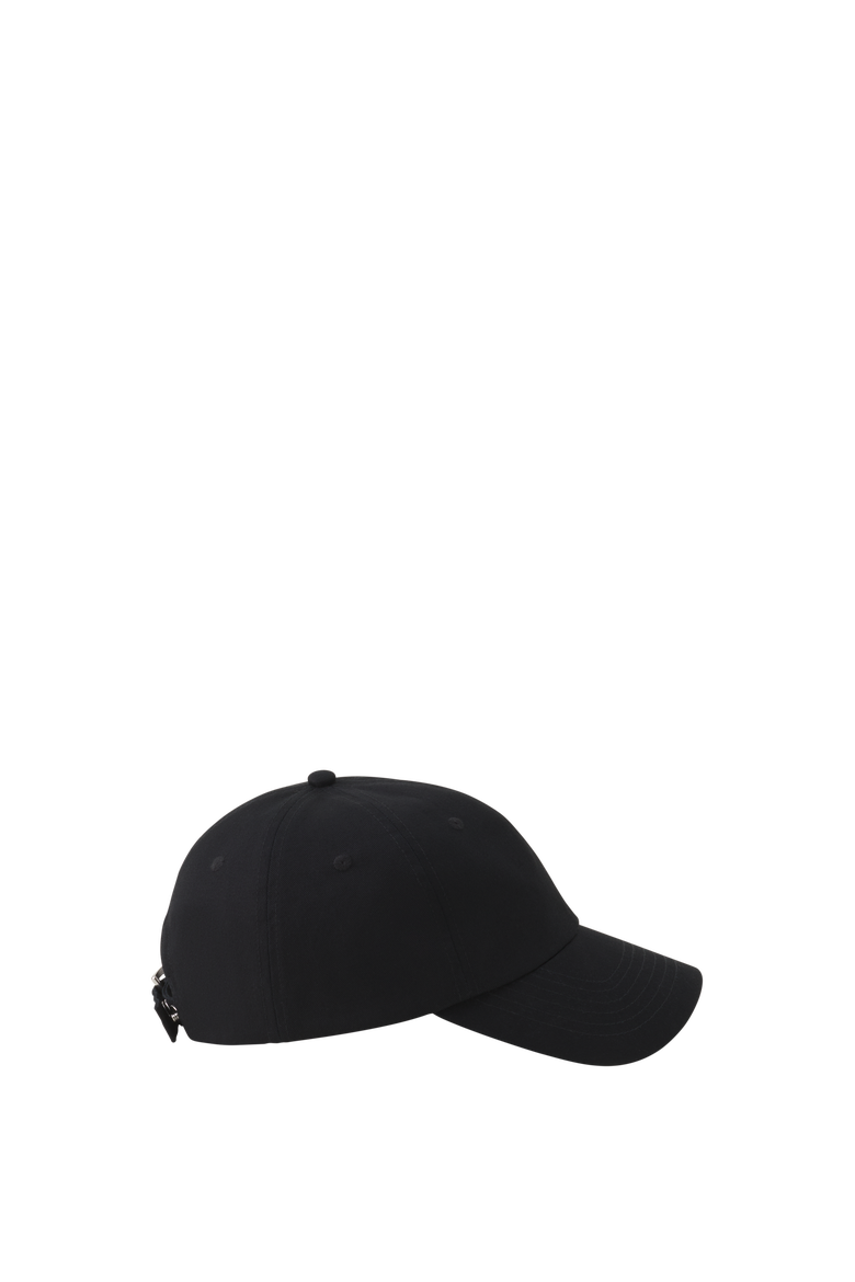 Label Cotton Cap, Alternate, color, Black