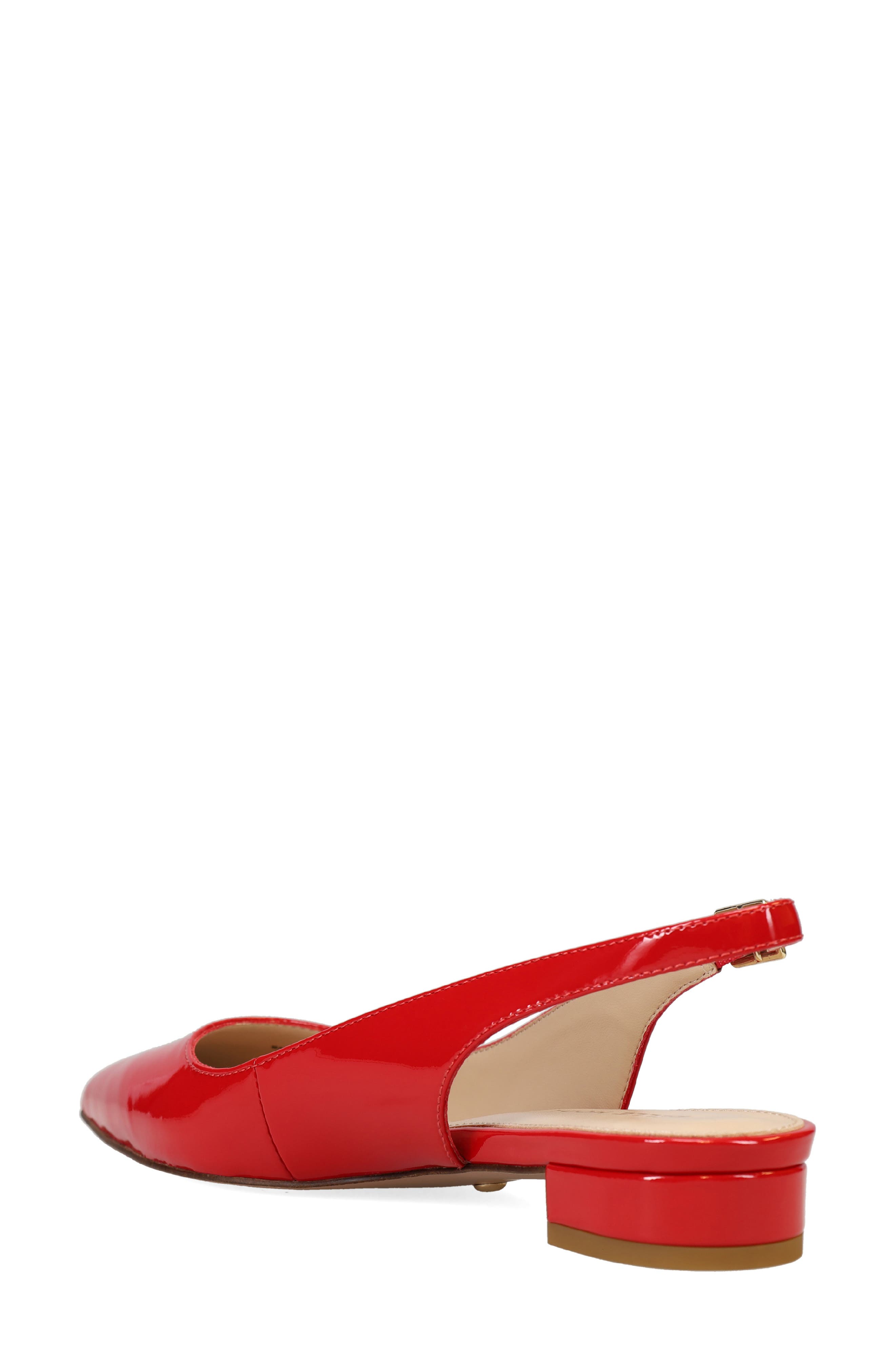 Pelle Moda Allin Pointed Toe Slingback Pump, Alternate, color, Red