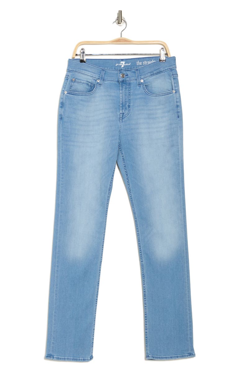7 For All Mankind Straight Leg Jeans, Alternate, color, Merced