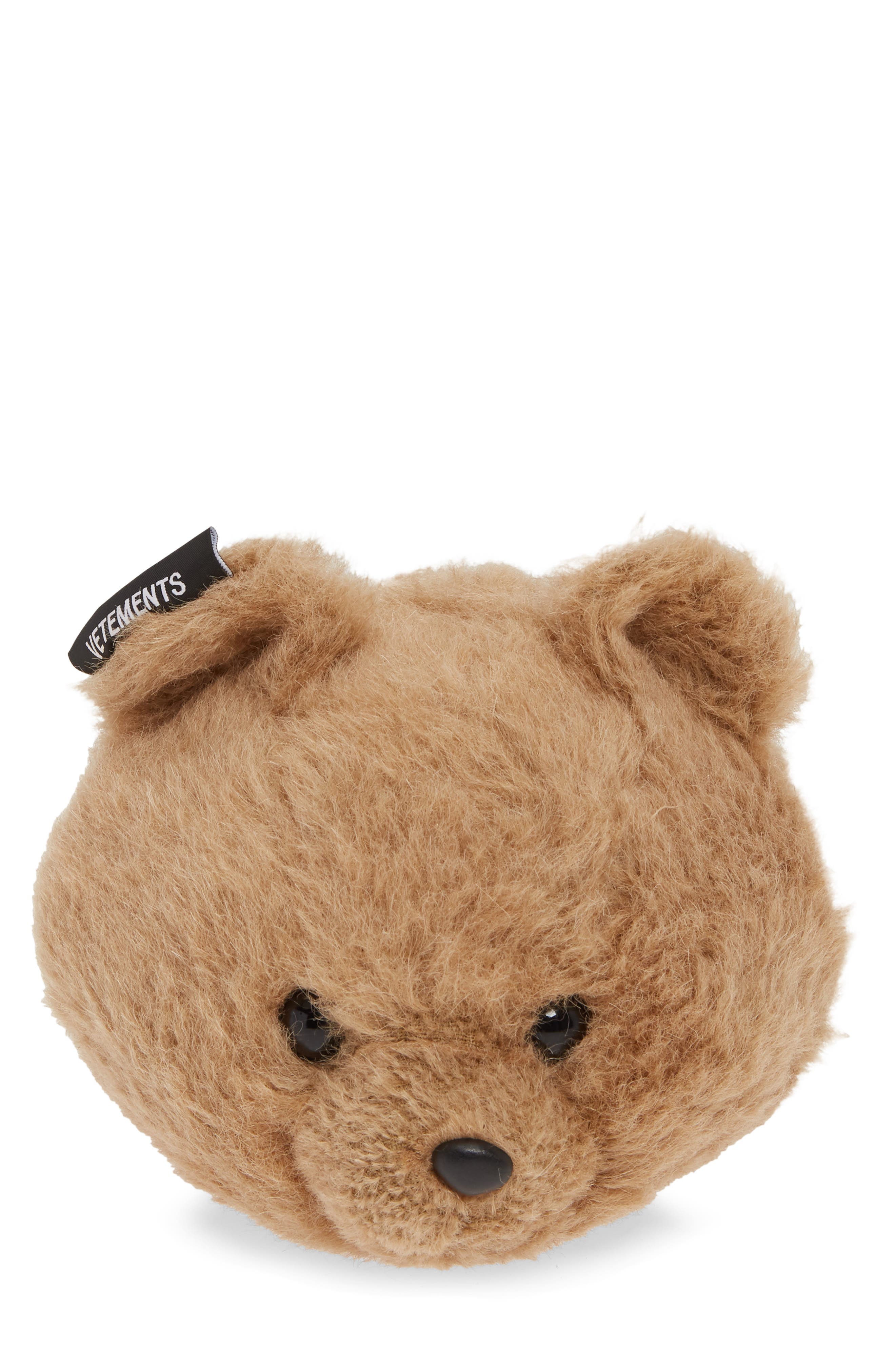 VETEMENTS Faux Fur Bear Slipper, Alternate, color, 