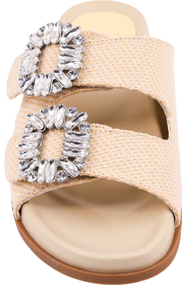 SHUSHOP Bridget Sandal, Alternate, color, Bone Woven