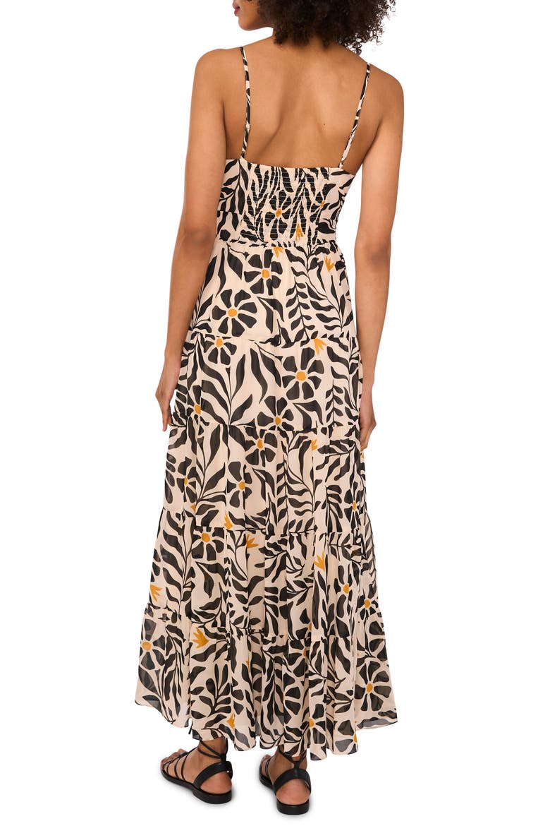 Tiered Maxi Sundress, Alternate, color, SUNFLOWER