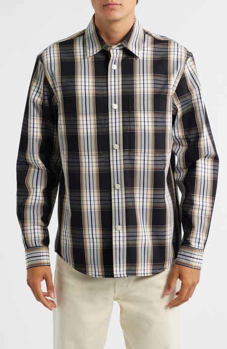 BOSS Owen Plaid Button-Up Shirt