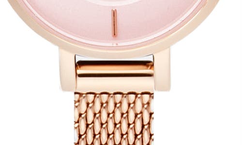 Daniel Wellington Petite Mini Melrose Mesh Watch, 19mm In Rose Gold