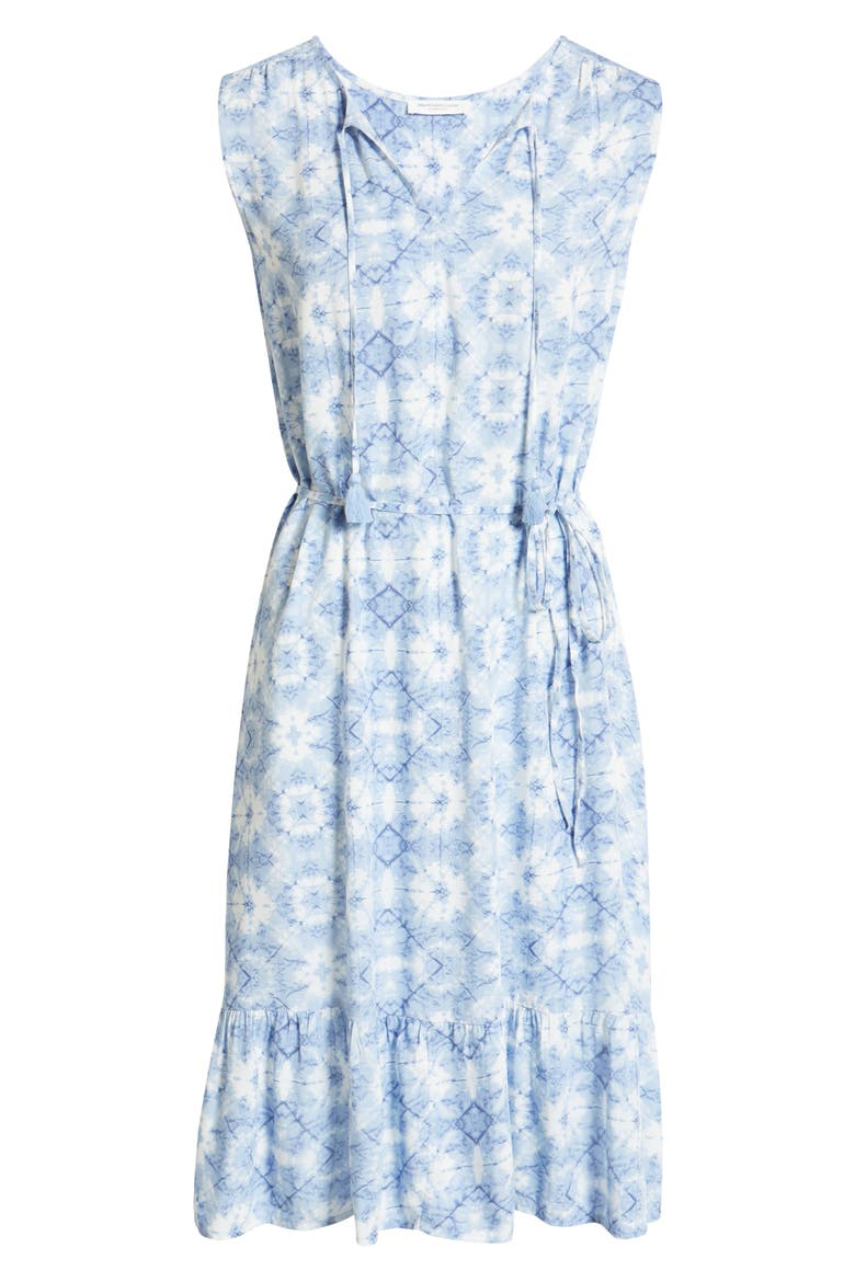 Lou Lou Belted Sleeveless Shift Dress, Alternate, color, PALE KALEIDOSCOPE