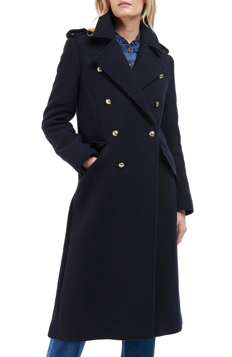 Barbour Inverraray Wool Blend Coat, Main, color, 