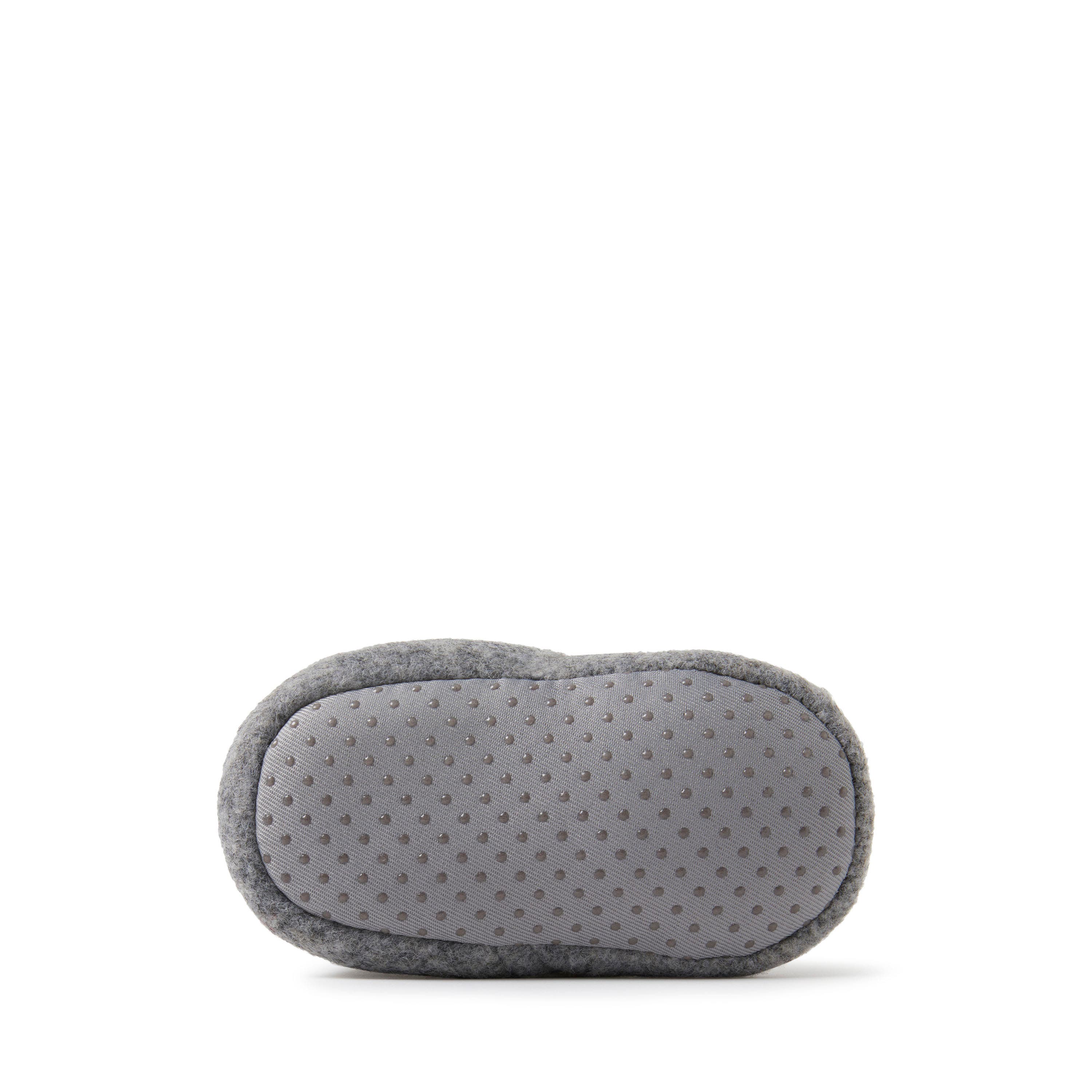 DEARFOAMS Casey Baby Bear Family Scuff Slipper, Alternate, color, Light Heather Grey
