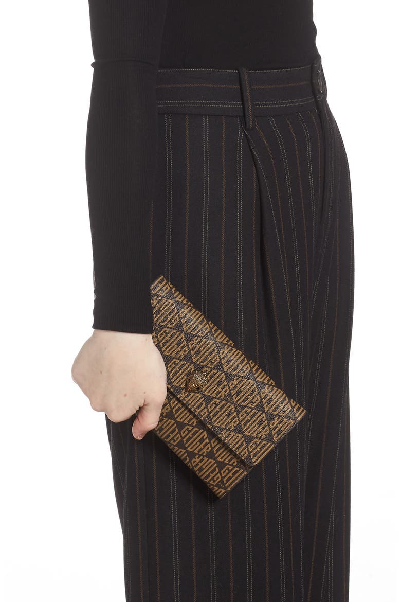 Monogram Crossbody Wallet, Alternate, color, MEDIUM BROWN
