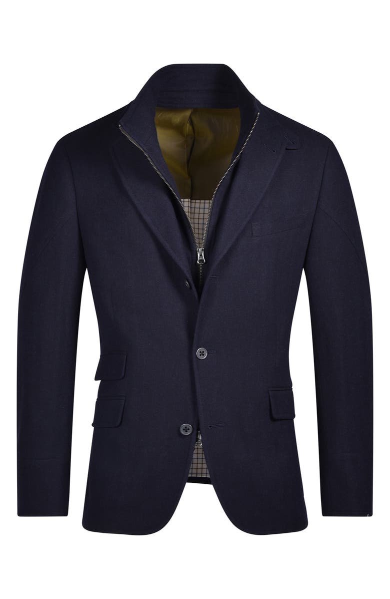 FLYNT Solid Cotton & Wool Blend Sport Coat, Main, color, 