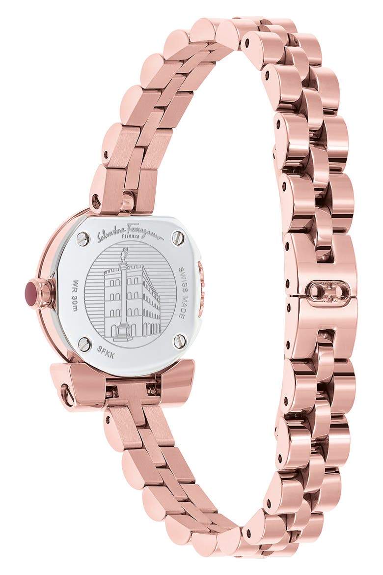 Gancio Bracelet Watch, 22.5mm, Alternate, color, ROSE GOLD