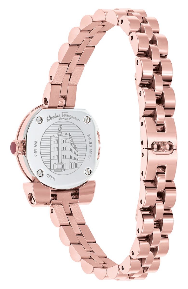 FERRAGAMO Gancio Bracelet Watch, 22.5mm, Alternate, color,