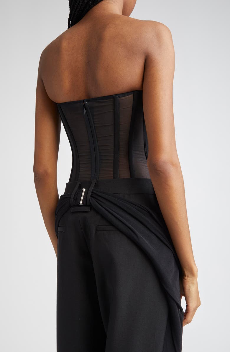 Jean Paul Gaultier The Corset Bodysuit, Alternate, color, 