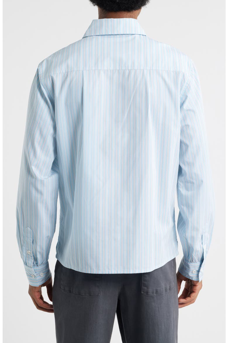 What Problem Button-Up Shirt, Alternate, color, BLUE