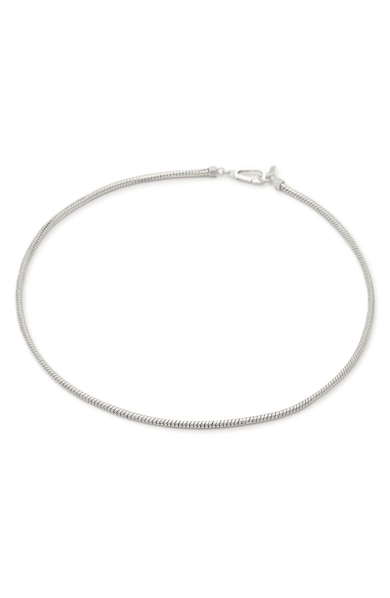 AllSaints Men's Snake Chain Necklace, Alternate, color,