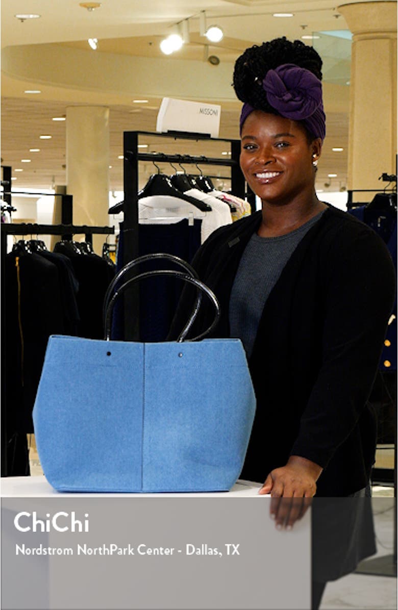 Tala Denim Tote Bag, sales video thumbnail