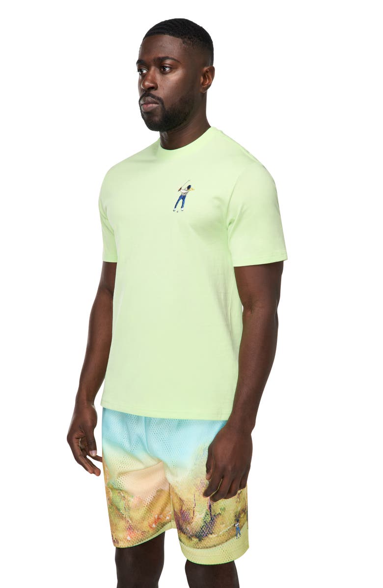 Eastside Golf Paradise Walk On Mesh Shorts, Alternate, color, 