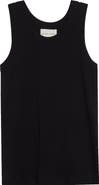 LOULOU DE SAISON Limba Mercerized Cotton Rib Tank
