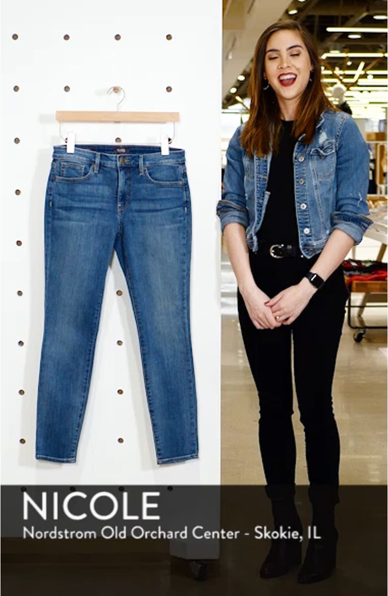 Ami High Waist Ankle Super Skinny Jeans, sales video thumbnail
