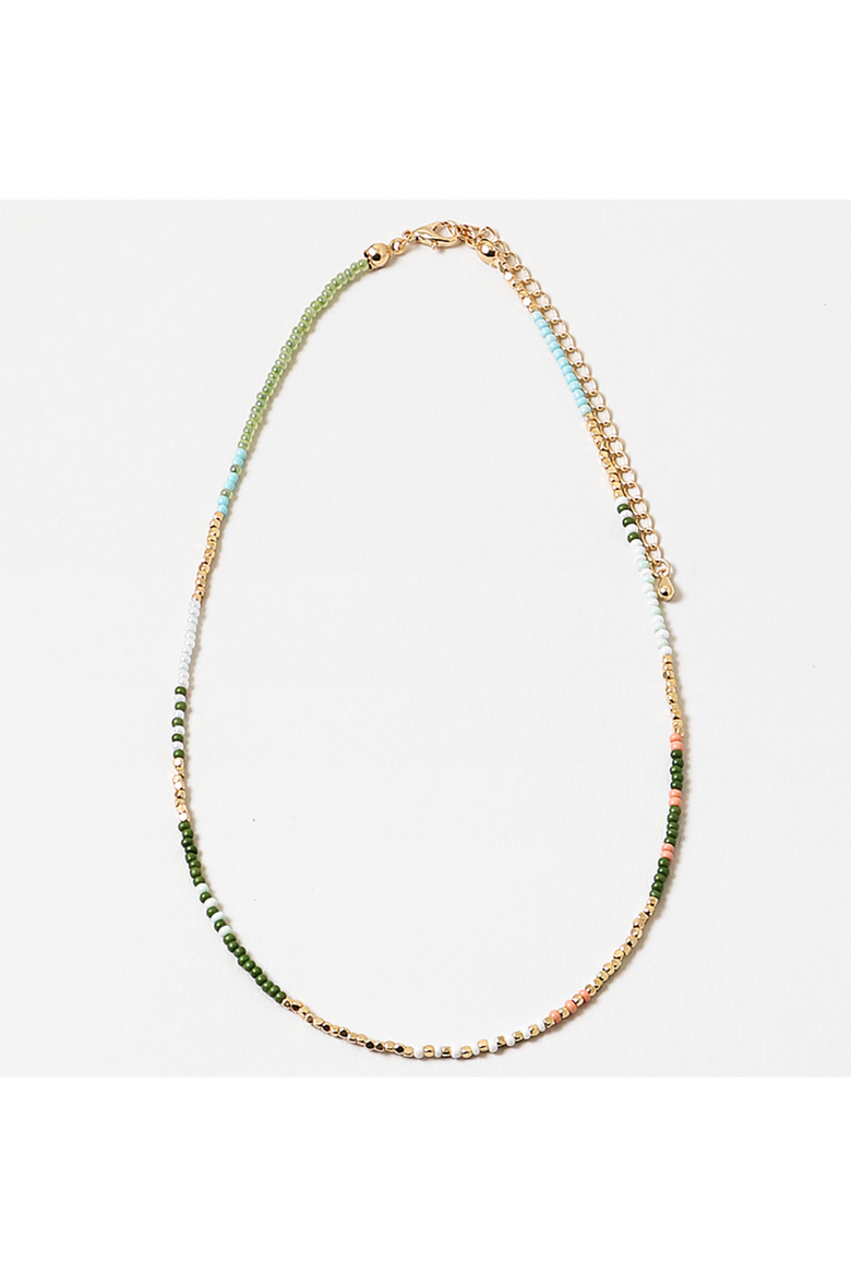 Coral Cactus Necklace, Main, color, Green