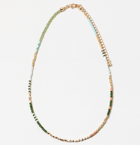 Coral Cactus Necklace