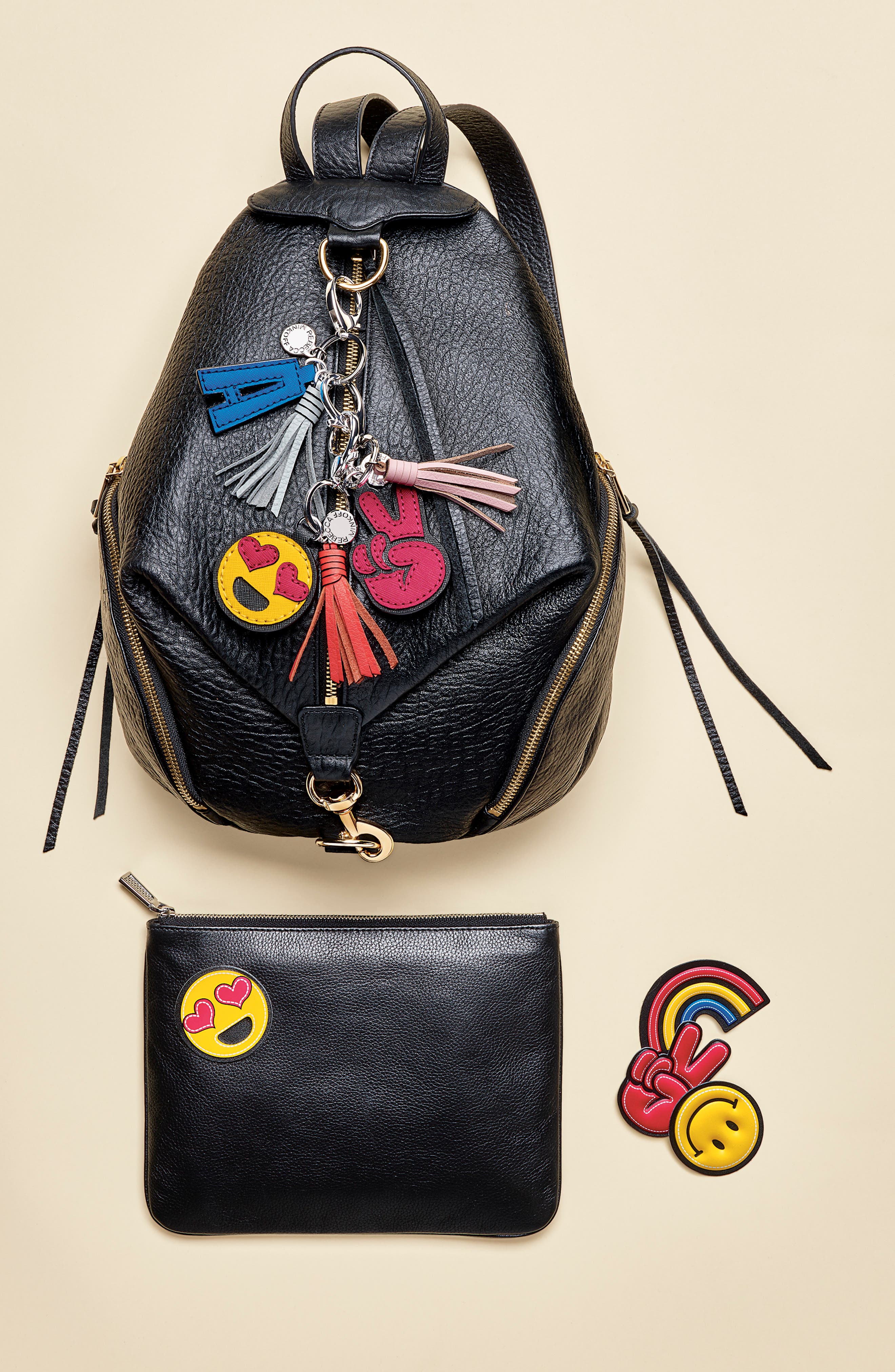 Rebecca Minkoff Julian Leather Backpack, Alternate, color, Cigaro