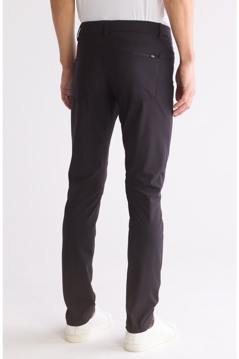 Tech Power Stretch Comfort Slim Leg Pants, Alternate, color, BLACK