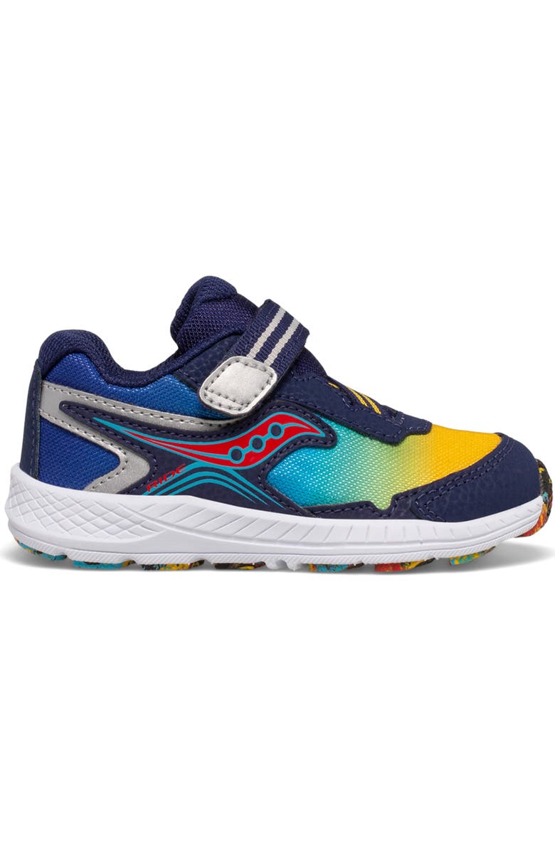 Saucony Ride 10 Jr. Sneaker, Alternate, color, Blue/ Yellow