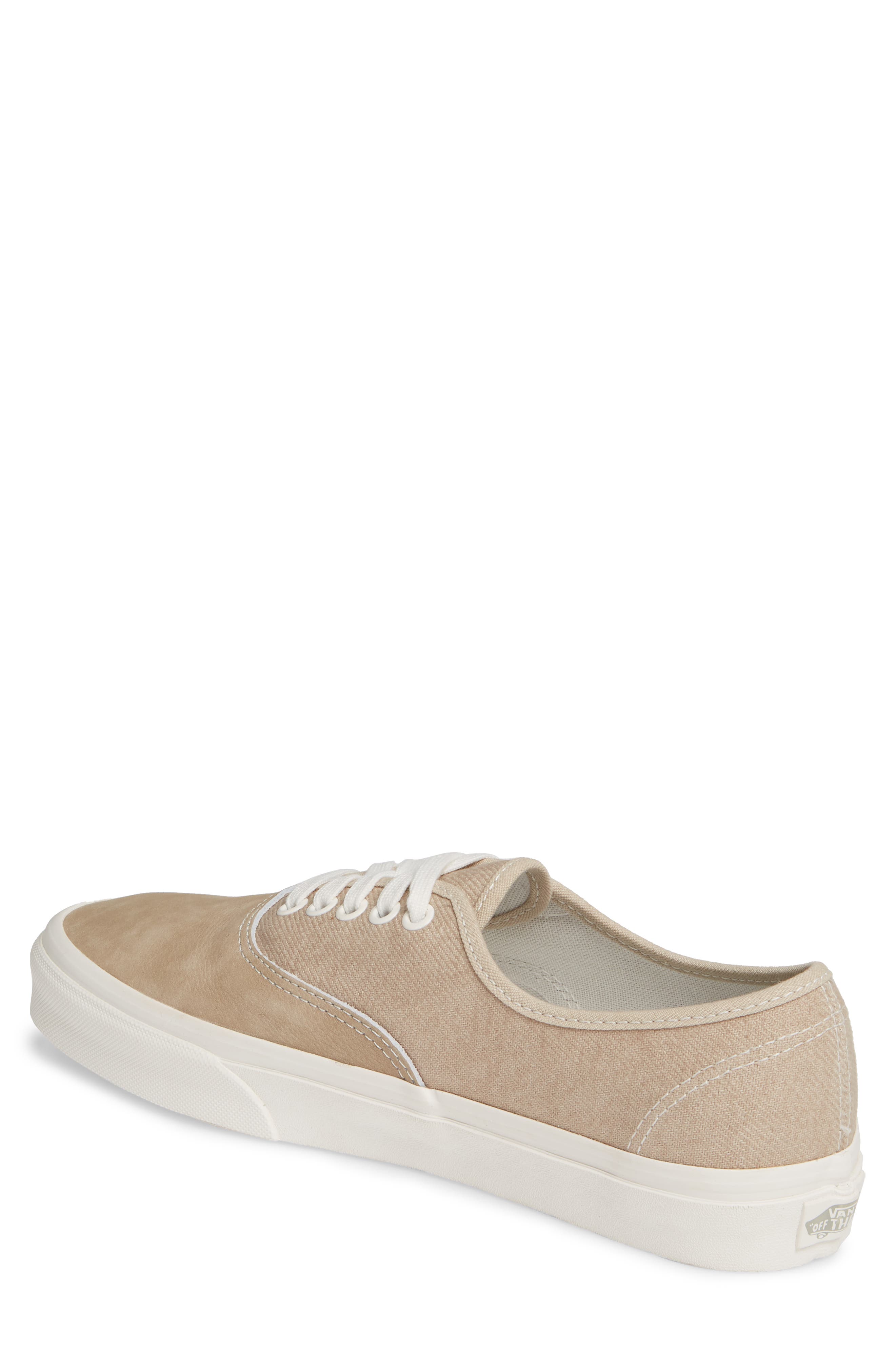 Vans Authentic Sneaker, Alternate, color, Humus/ Washed Nubuck/ Canvas