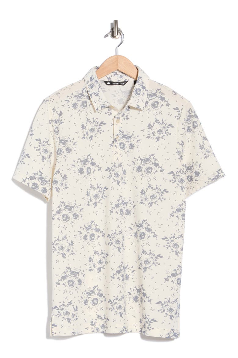 Local Forecast Cotton Blend Polo, Main, color, BIRCH