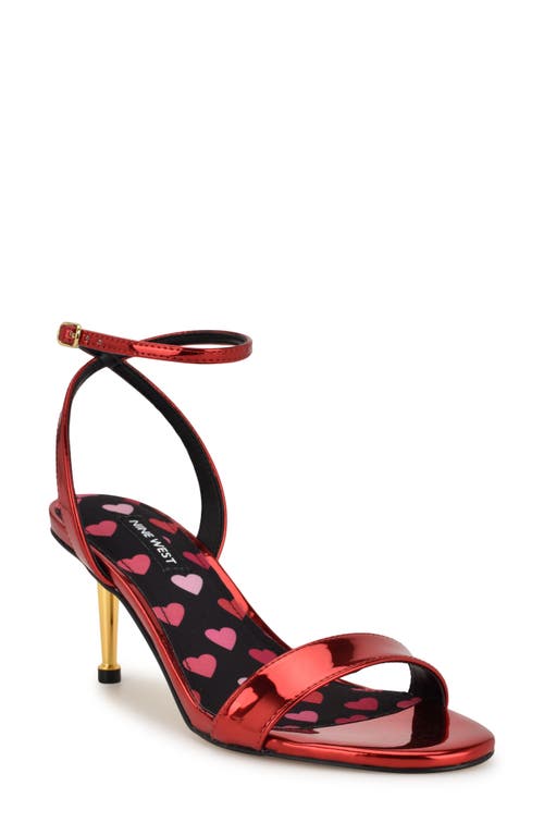 Shop Nine West Anny Sandal In Medium Red 610