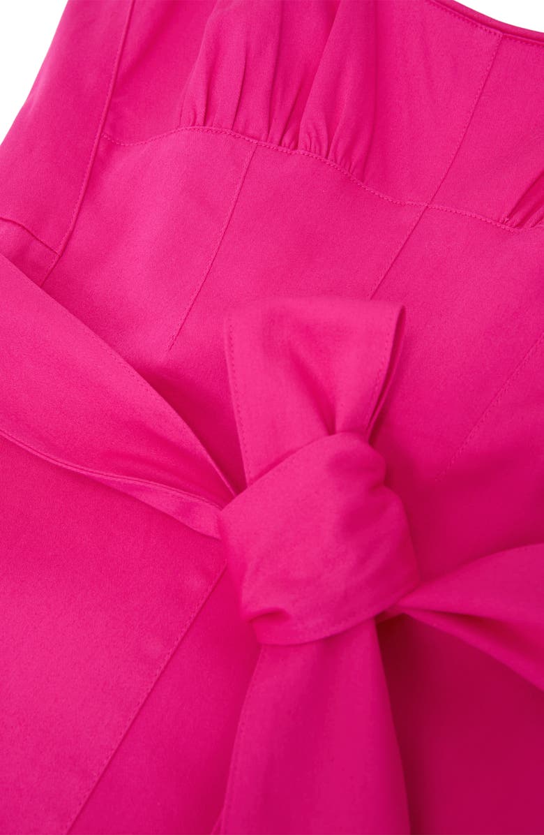 Reiss Irina Stretch Cotton Dress, Alternate, color, Pink