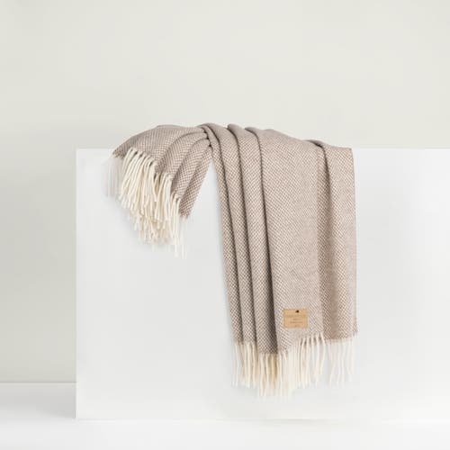 Lands Downunder Juno Cashmere Throw In Brown