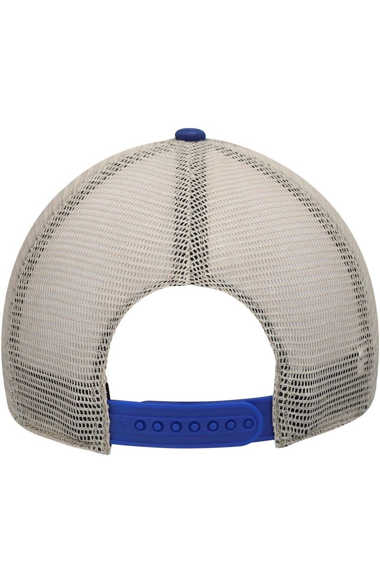 '47 Men's '47 Royal/Natural Los Angeles Rams Four Stroke Clean Up Snapback Hat, Alternate, color,