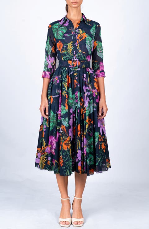 A-Line Midi Aster Shirtdress