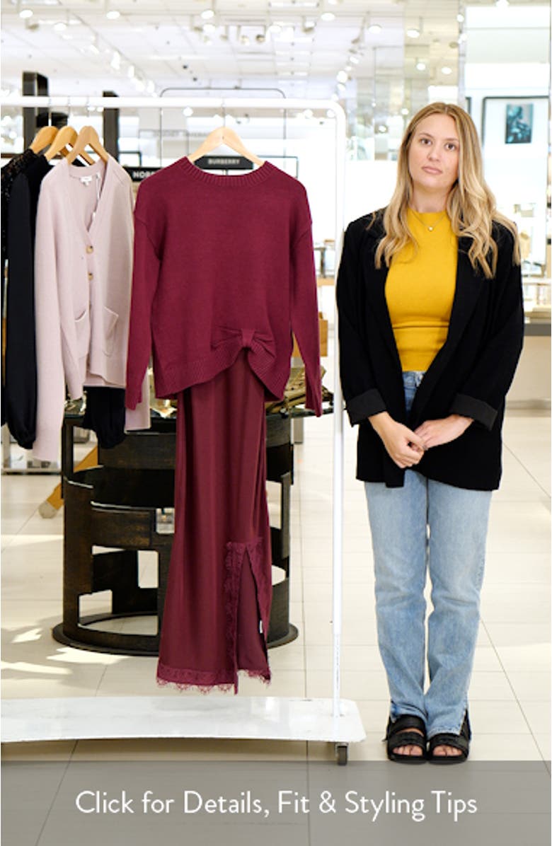 Side Knot Sweater, sales video thumbnail