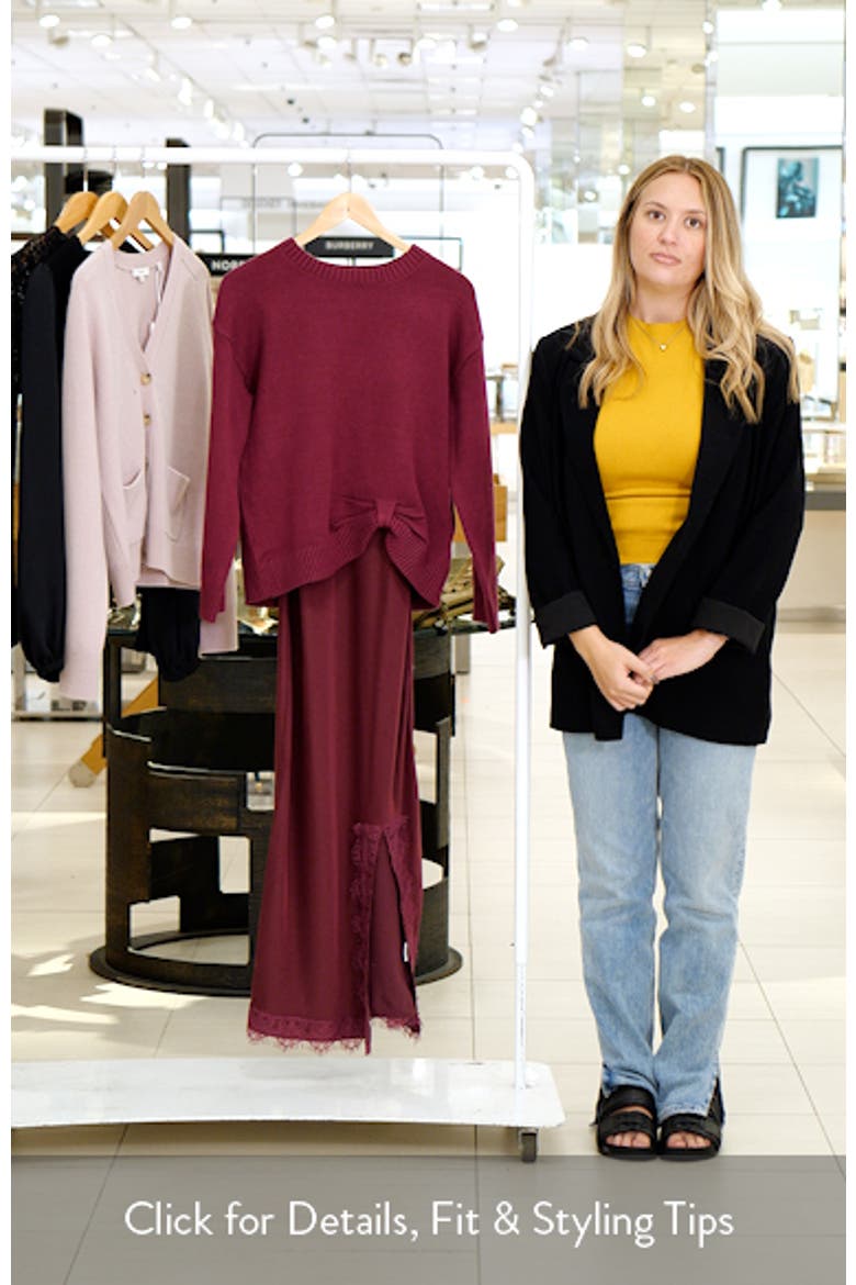 Side Knot Sweater video