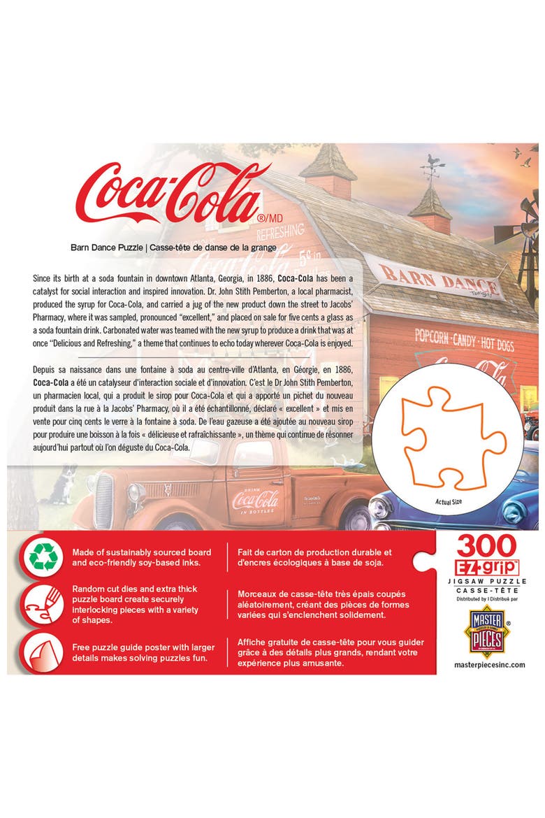Coca-Cola Barn Dance 300 Piece Puzzle, Alternate, color, Multicolor