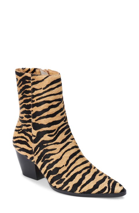 Caty Western Pointed Toe Bootie (Women)