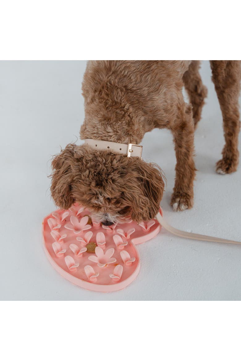Enrichment Snuffle Mat Textured Dog Feeding Pad, Alternate, color, Pink