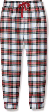 Petite Plume Balmoral Tartan Cotton Twill Pajama Pants