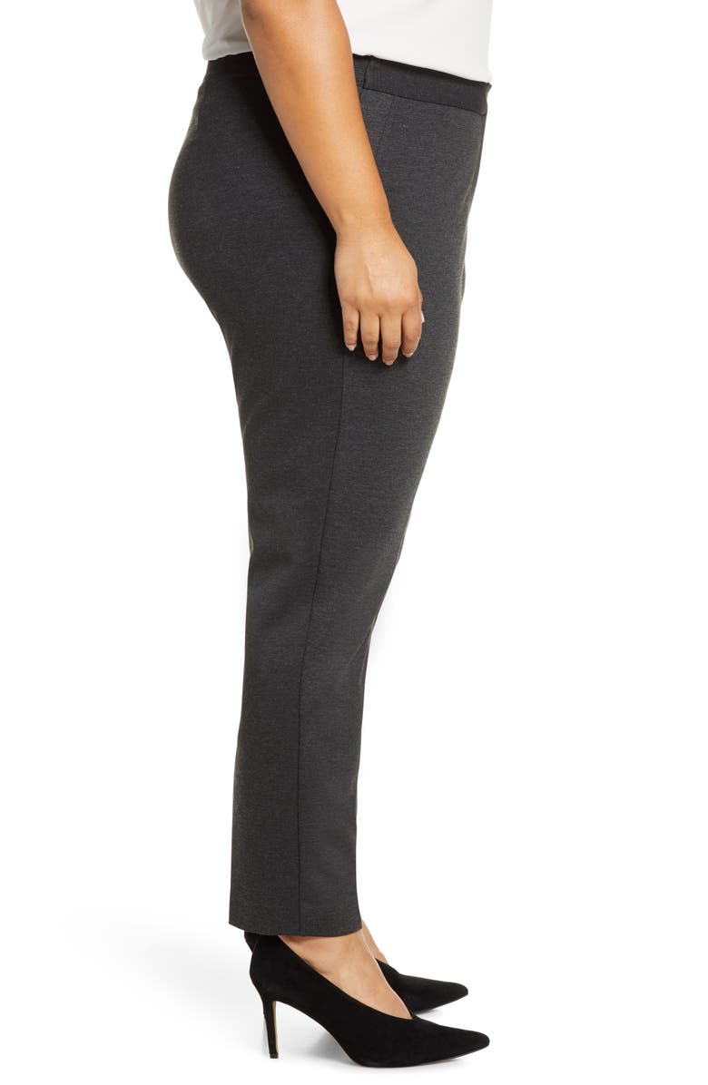 Vince Camuto High Rise Ankle Skinny Ponte Pants, Alternate, color, Dk Grey Heather