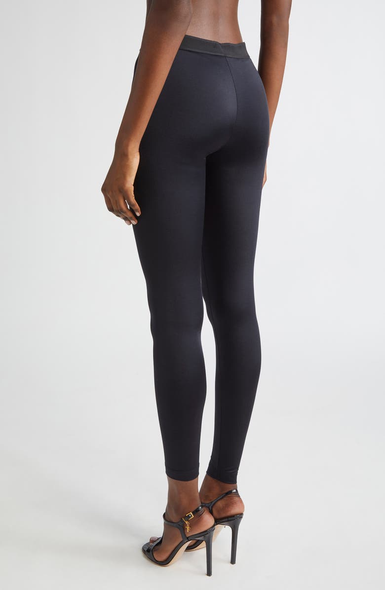 TOM FORD Signature Stretch Jersey Leggings, Alternate, color, Black