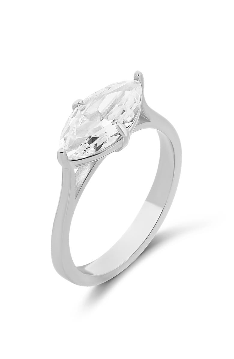 SHYMI Marquis Cut Cubic Zirconia Cocktail Ring, Main, color, 