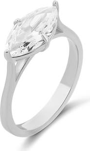 SHYMI Marquis Cut Cubic Zirconia Cocktail Ring
