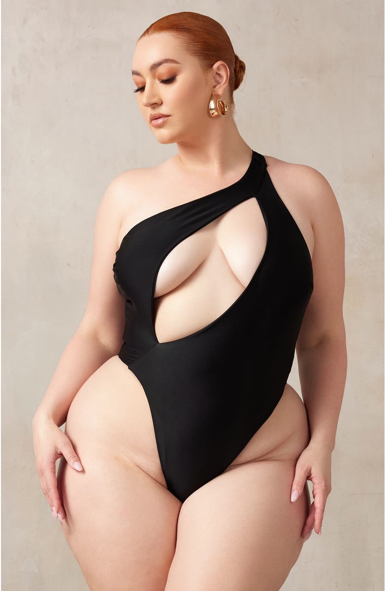 MBM Swim Serenity One-Piece Swimsuit, Alternate, color, Black