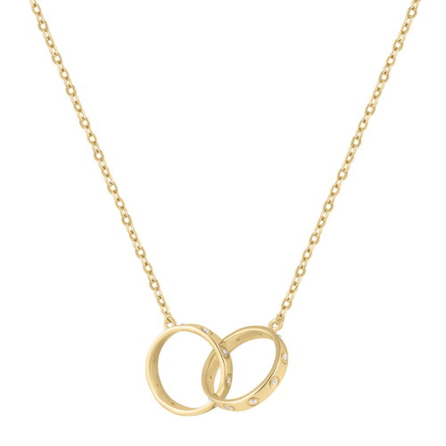 Electric Picks Legend Interlocking Rings Necklace